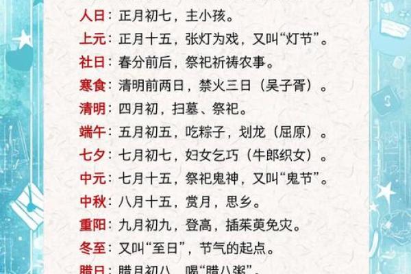 传统习俗：古老的节日与文化传承