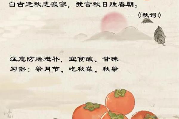 的传统习俗，品味秋天的美好