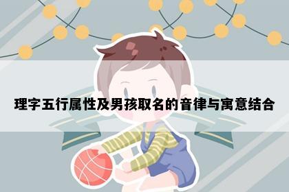 理字五行属性及男孩取名的音律与寓意结合