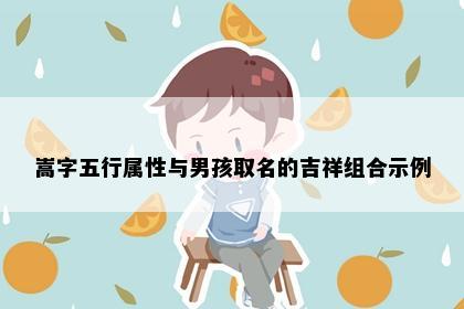 嵩字五行属性与男孩取名的吉祥组合示例