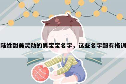 陆姓甜美灵动的男宝宝名字，这些名字超有格调