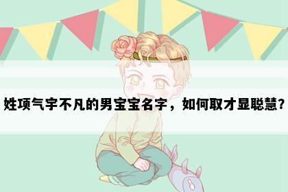 姓项气宇不凡的男宝宝名字，如何取才显聪慧？