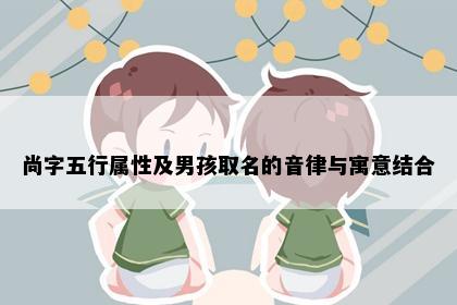 尚字五行属性及男孩取名的音律与寓意结合