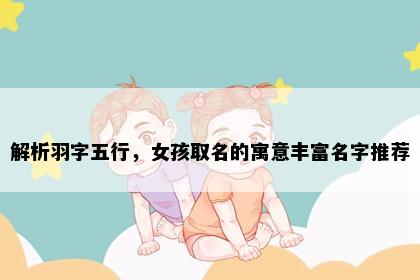 解析羽字五行，女孩取名的寓意丰富名字推荐