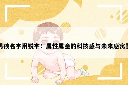 男孩名字用锐字：属性属金的科技感与未来感寓意