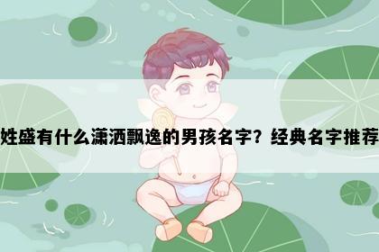 姓盛有什么潇洒飘逸的男孩名字？经典名字推荐