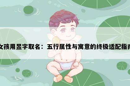 女孩用昱字取名：五行属性与寓意的终极适配指南