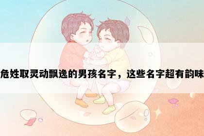 危姓取灵动飘逸的男孩名字，这些名字超有韵味