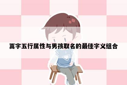 嵩字五行属性与男孩取名的最佳字义组合